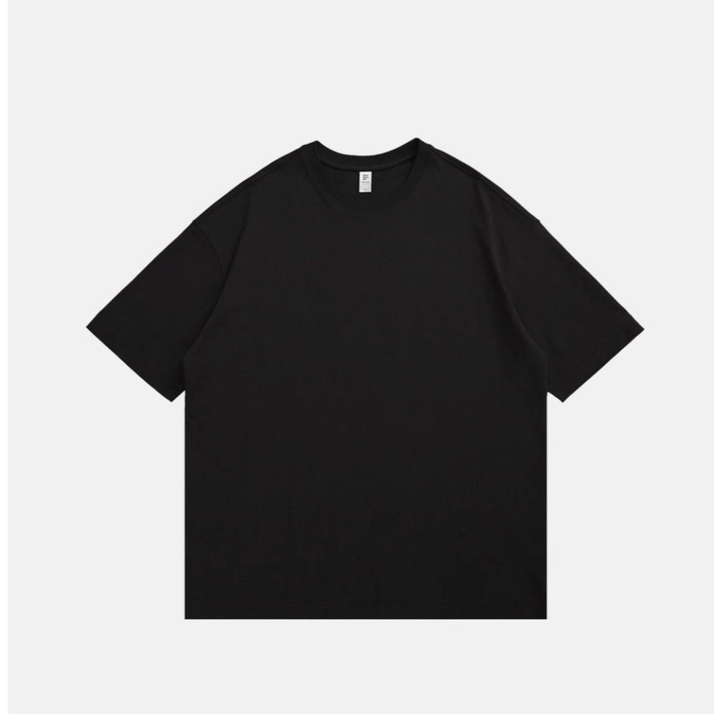 Essential Cotton Black Men's Short Sleeve Tee